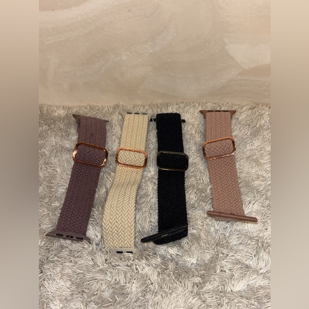 Neutral Knit Apple Watch Bands